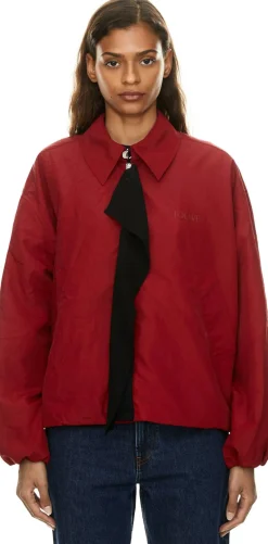 Blousonjacke mit LOEWE-Siebdruck Rot