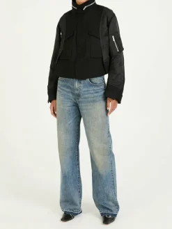 Blousonjacke Schwarz