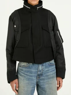 Blousonjacke Schwarz