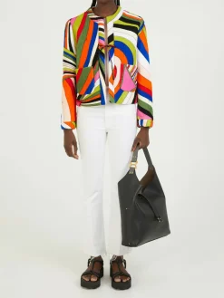 Blouson mit Iride-Print Multi