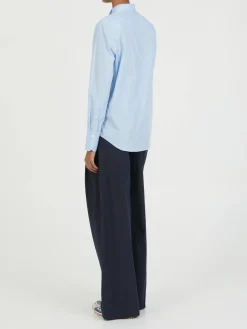 Bluse Hellblau