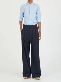 Bluse Hellblau
