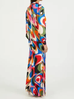 Bluse mit Onde-Print Multi