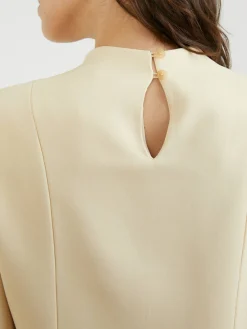 Bluse mit Peplum-Silhouette 'Mahni' Crème