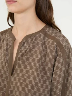 Bluse 'Plazzo' Braun