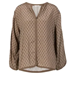 Bluse 'Plazzo' Braun