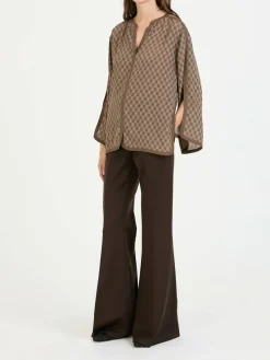 Bluse 'Plazzo' Braun