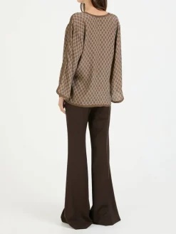 Bluse 'Plazzo' Braun