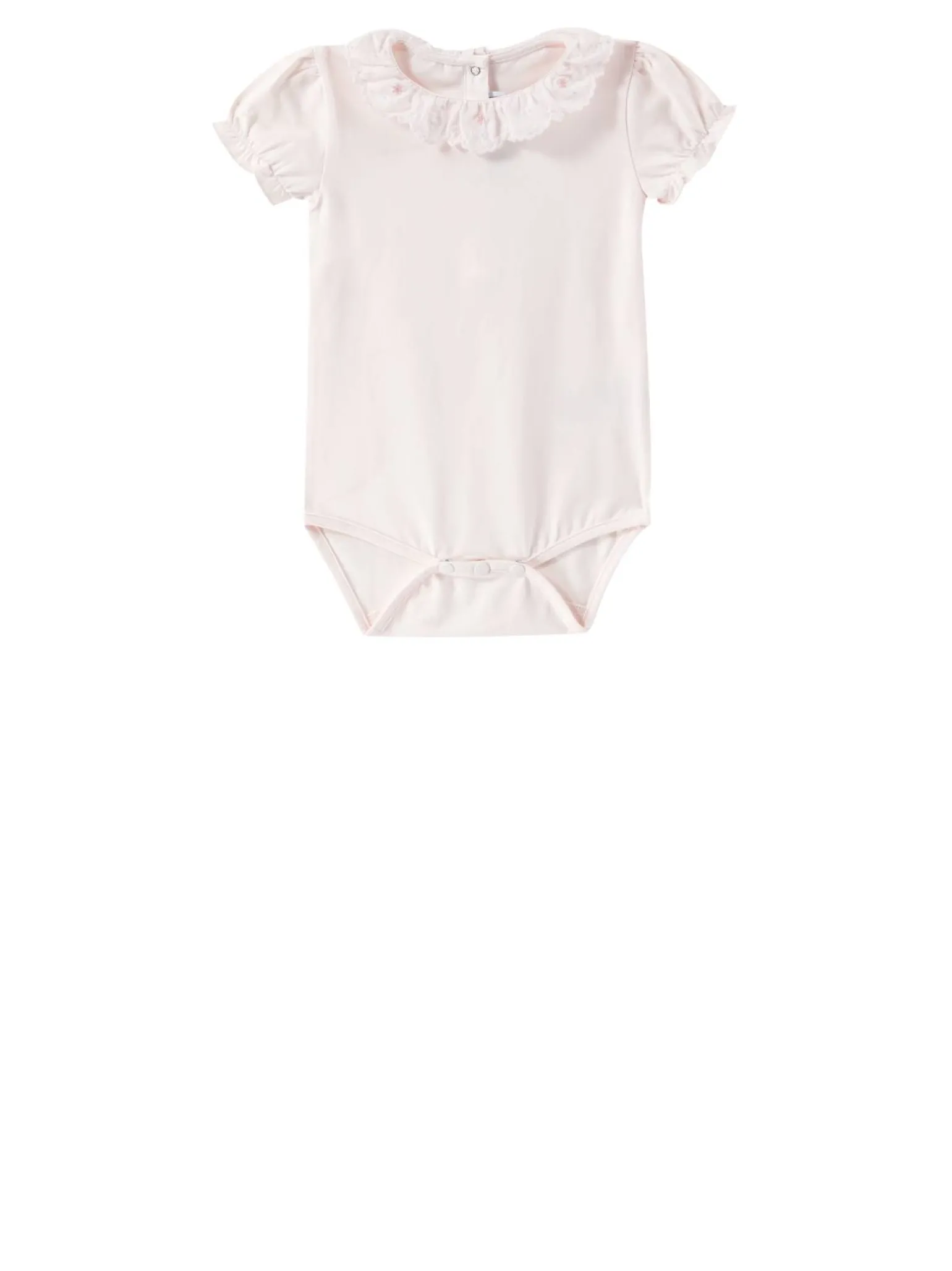 Body mit Bubikragen Rosé