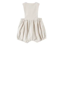Body mit Rundhalsausschnitt Beige