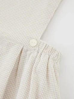 Body mit Rundhalsausschnitt Beige