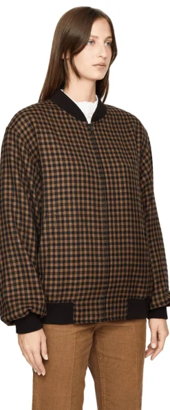 Bomberjacke aus Wolle Multi
