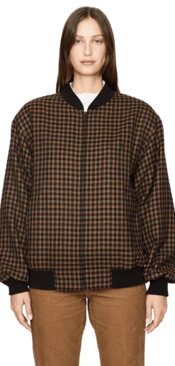 Bomberjacke aus Wolle Multi