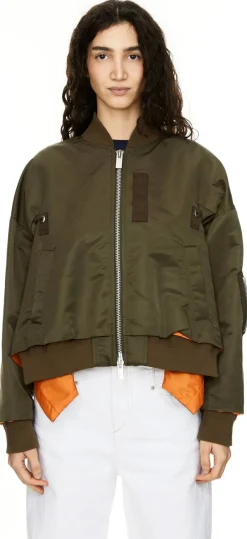 Bomberjacke Khaki