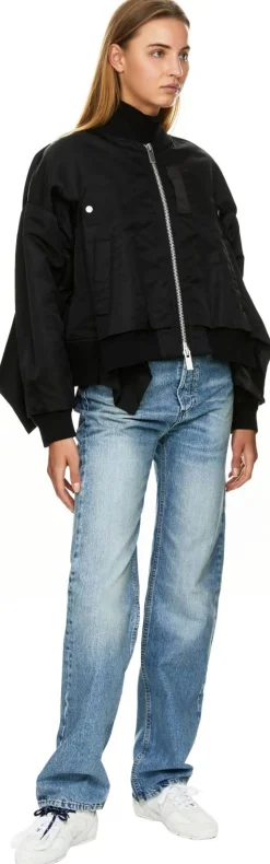 Bomberjacke Schwarz