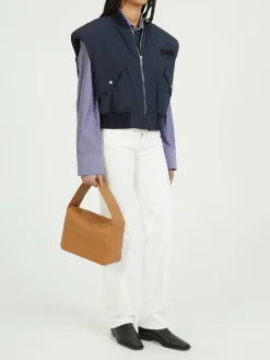 Bomber-Weste Marineblau