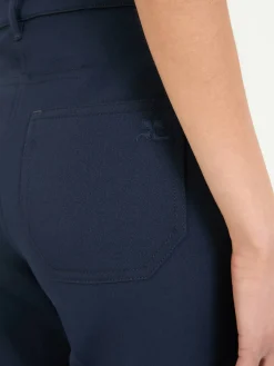 Bootcut Hose Marineblau