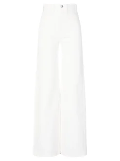 Boot-Cut Jeans 'Delmonico' Weiß