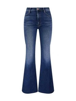Boot-Cut Jeans 'Lil Doozy Fray' Dunkelblau