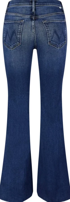 Boot-Cut Jeans 'Lil Doozy Fray' Dunkelblau