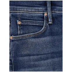Boot-Cut Jeans 'Lil Doozy Fray' Dunkelblau