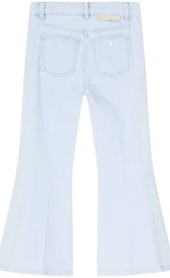 Boot-Cut Jeans mit Logo-Schriftzug Hellbalu
