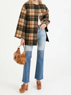 Bootcut Jeans Mittelblau