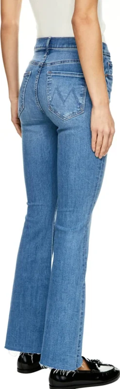 Bootcut-Jeans 'The Weekender Fray' Blau