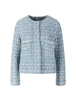 Bouclé Blazer Türkis