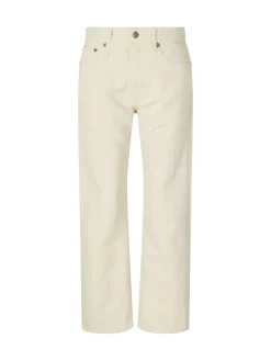 Boyfriend-Fit Jeans Beige