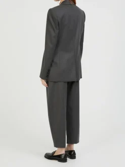 Boyfriend Wollblazer Anthrazit
