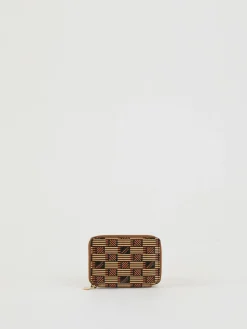 Brieftasche 'Zip Mini Wallet' Braun