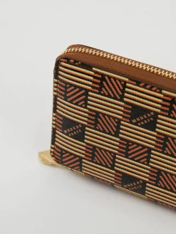 Brieftasche 'Zip Mini Wallet' Braun