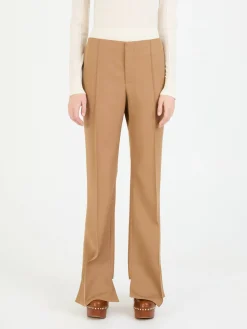 Broken-Heel Wollhose Braun