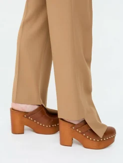 Broken-Heel Wollhose Braun