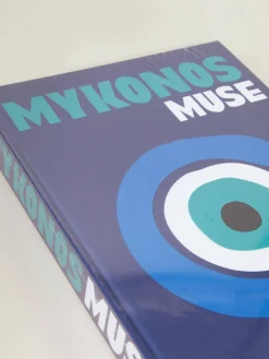 Buch 'Mykonos Muse' Dunkelblau