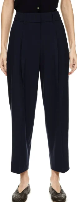 Bundfaltenhose 'Sloanne' Marineblau