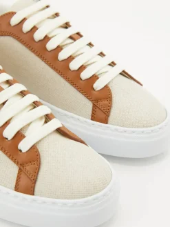 Canvas Sneaker Beige/Braun