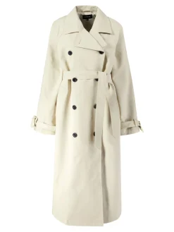 Canvas Trenchcoat 'Betty' Crème