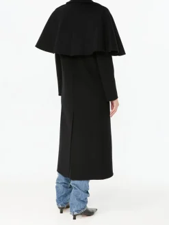 Cape-Mantel in Schwarz