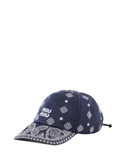Cap mit Logo-Stickerei Blau