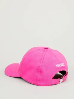 Cap mit Logo-Stickerei Pink