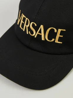 Cap mit Logo-Stickerei Schwarz
