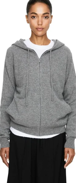 Cashmere-Hoodie 'Kawoa' Grau