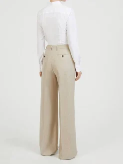 Cashmere-Hose Beige