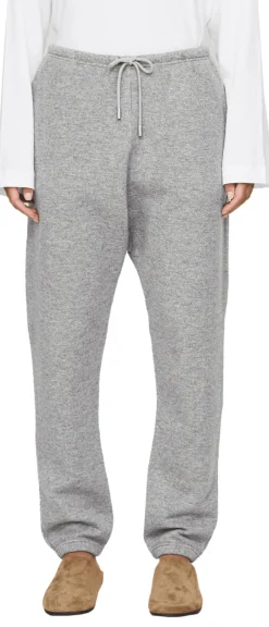 Cashmere-Hose 'Teo' Grau