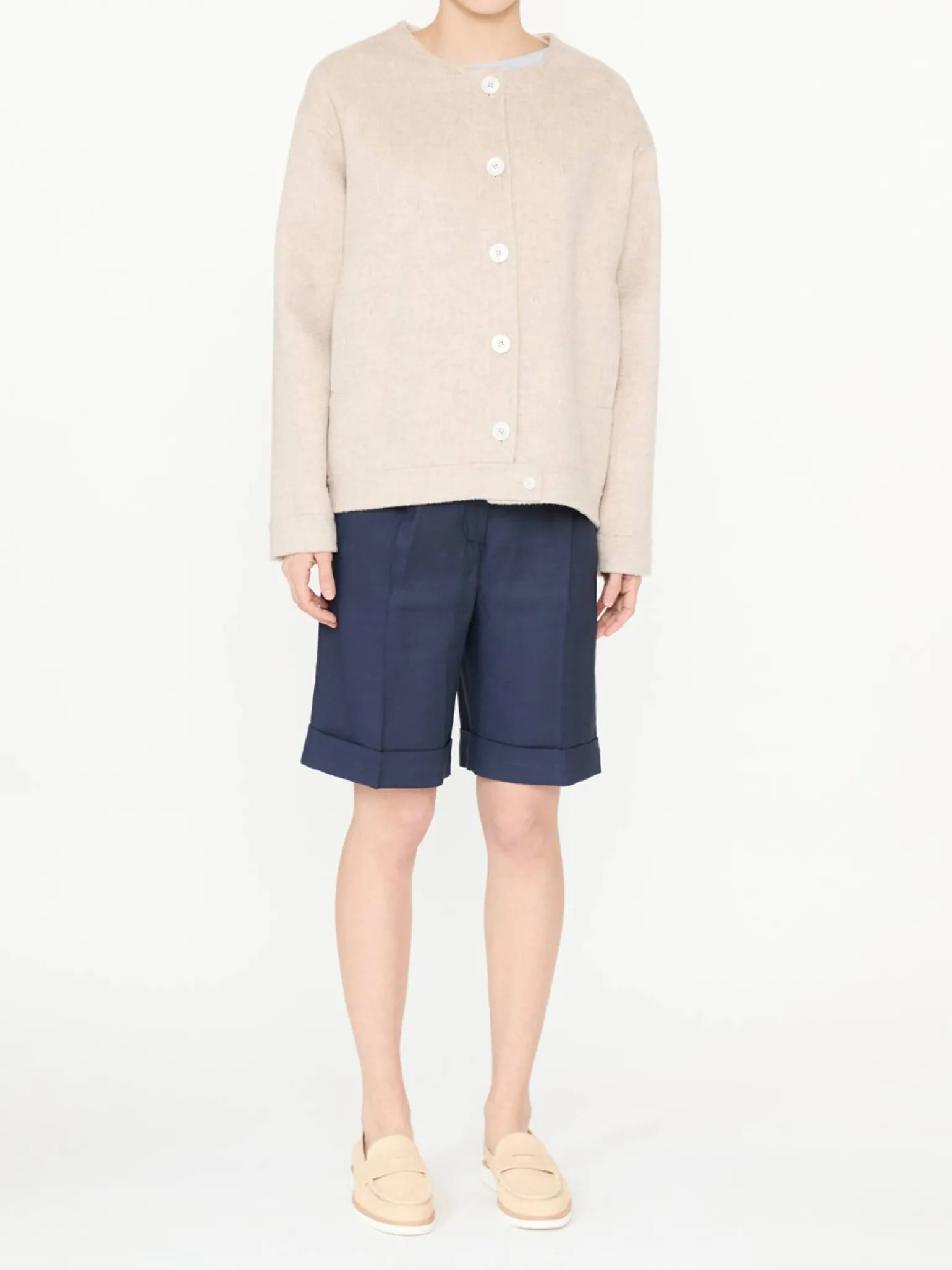 Cashmere-Jacke Beige