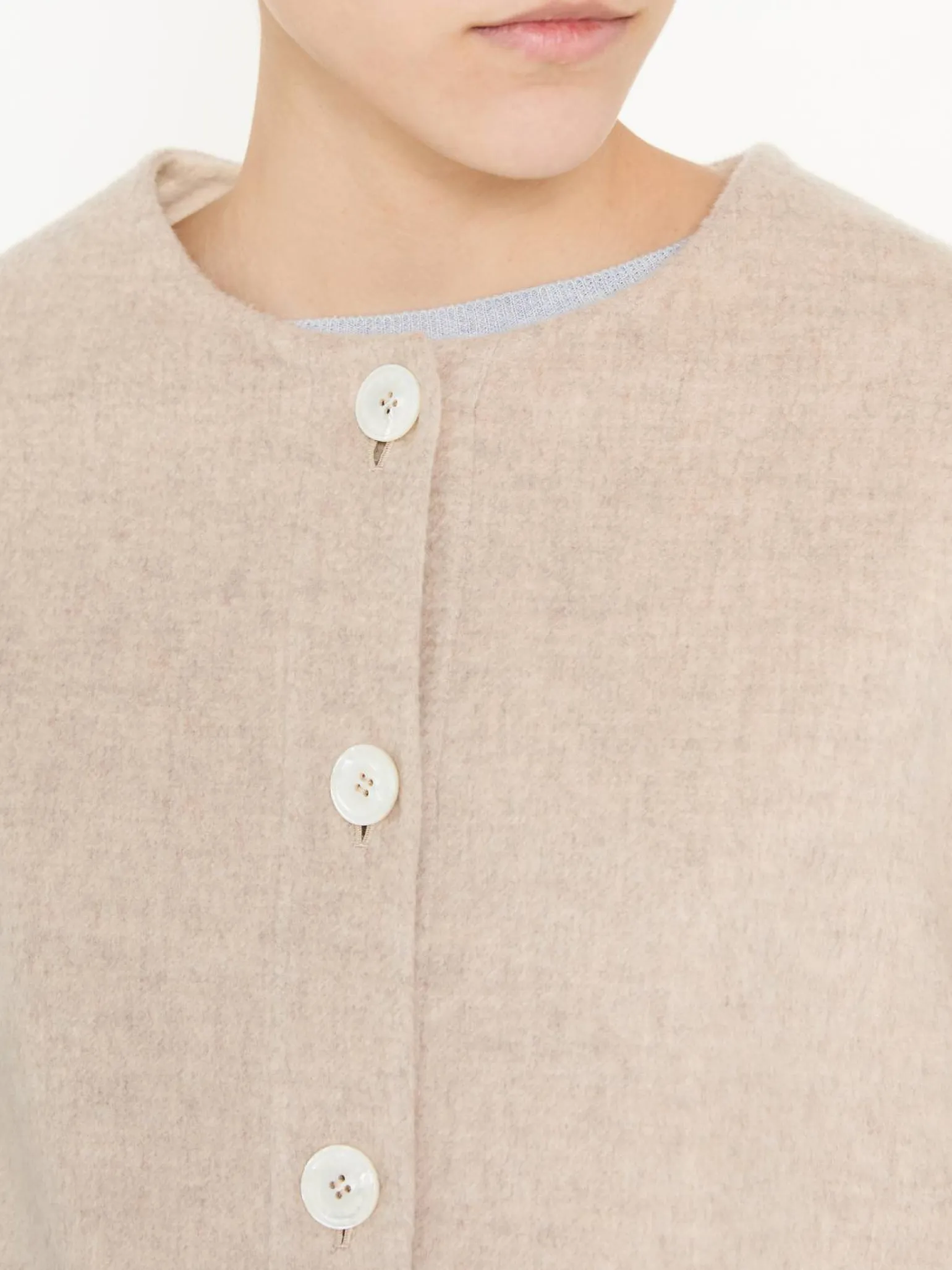 Cashmere-Jacke Beige