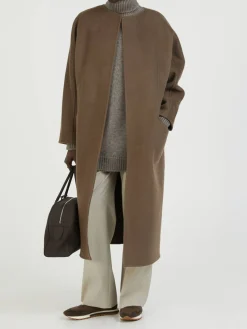 Cashmere-Mantel 'Prisheella' Braun