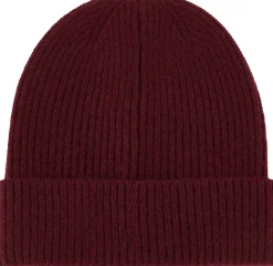 Cashmere-Mütze Bordeaux